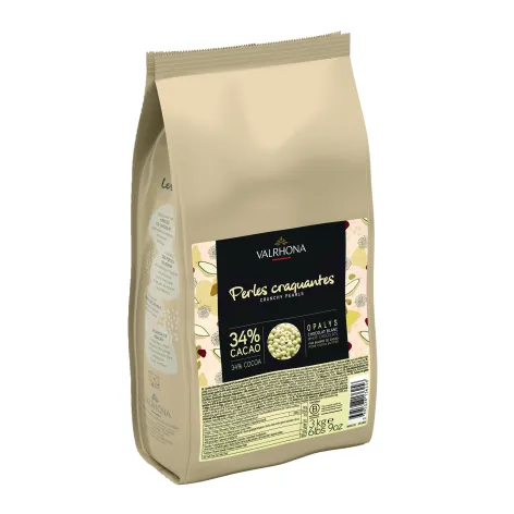 Valrhona Opalys Crunchy Pearls